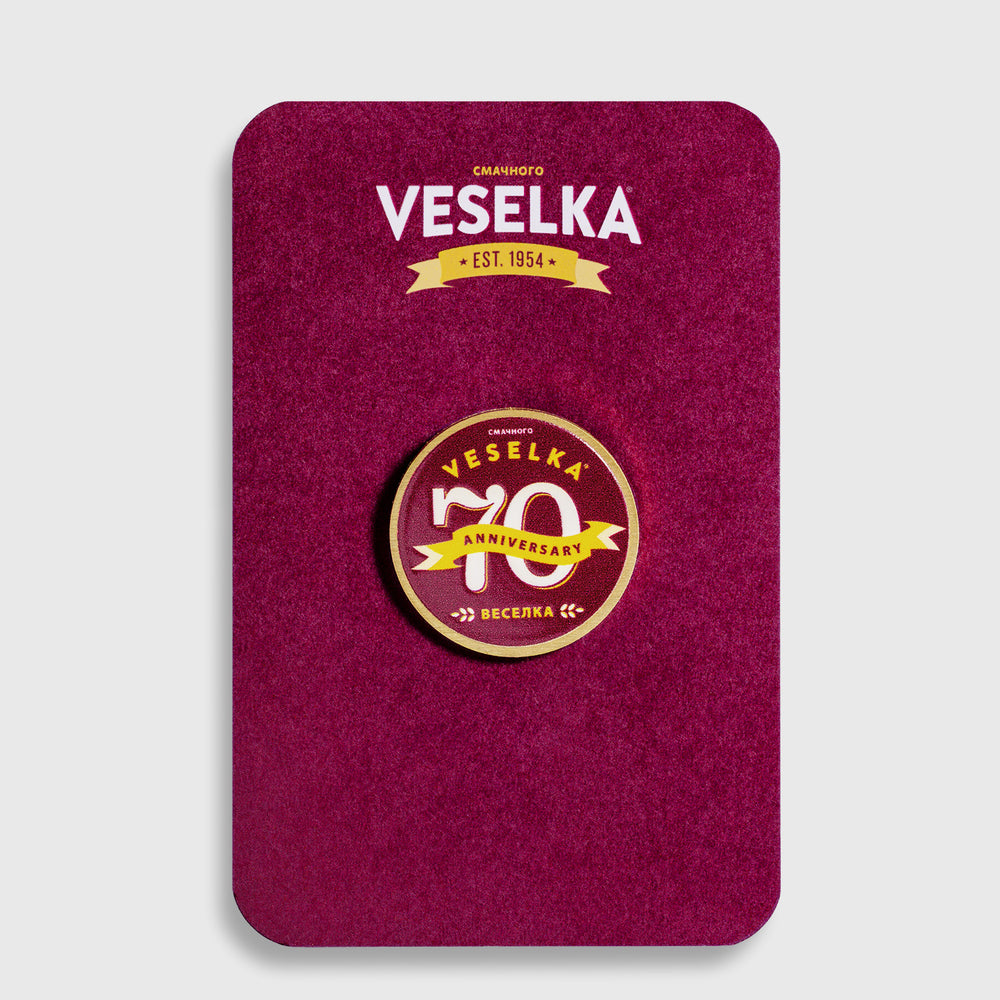70th anniversary Enamel Pin, Veselka