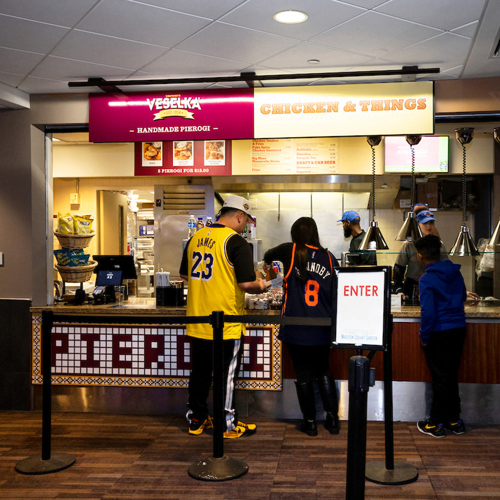 Veselka stand at MSG