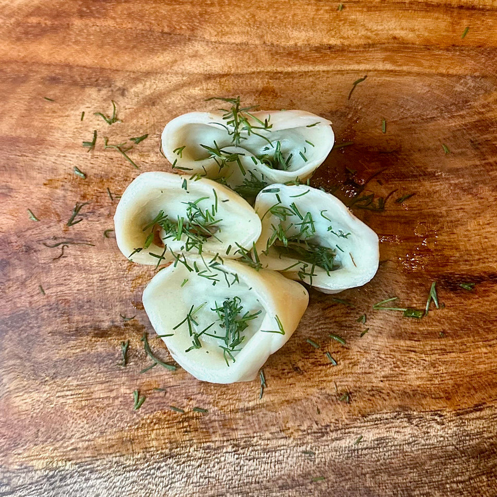 Christmas Borscht mushroom dumplings 
