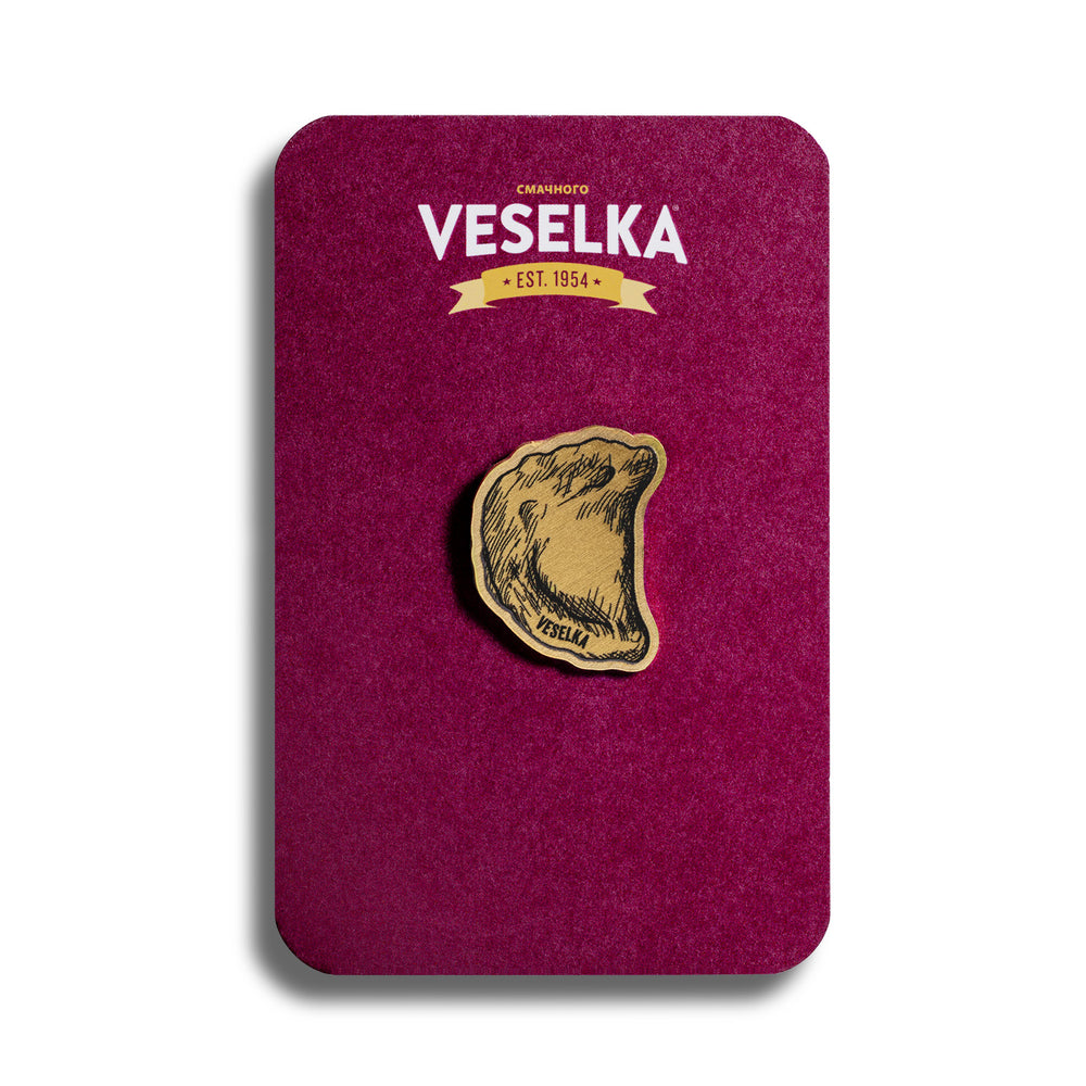 Pierogi Enamel Pin, Veselka