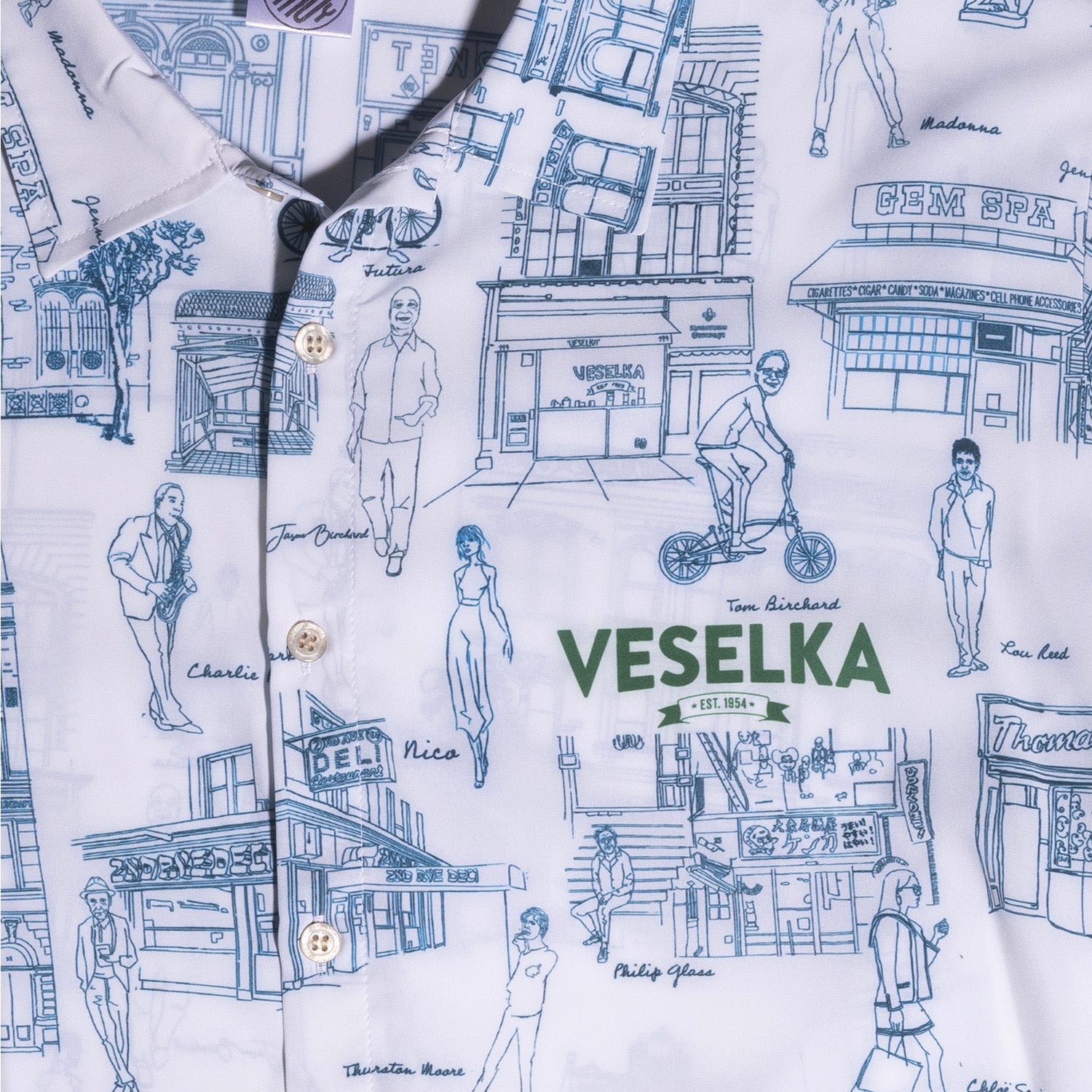 Veselka cycling close up with celebrities 