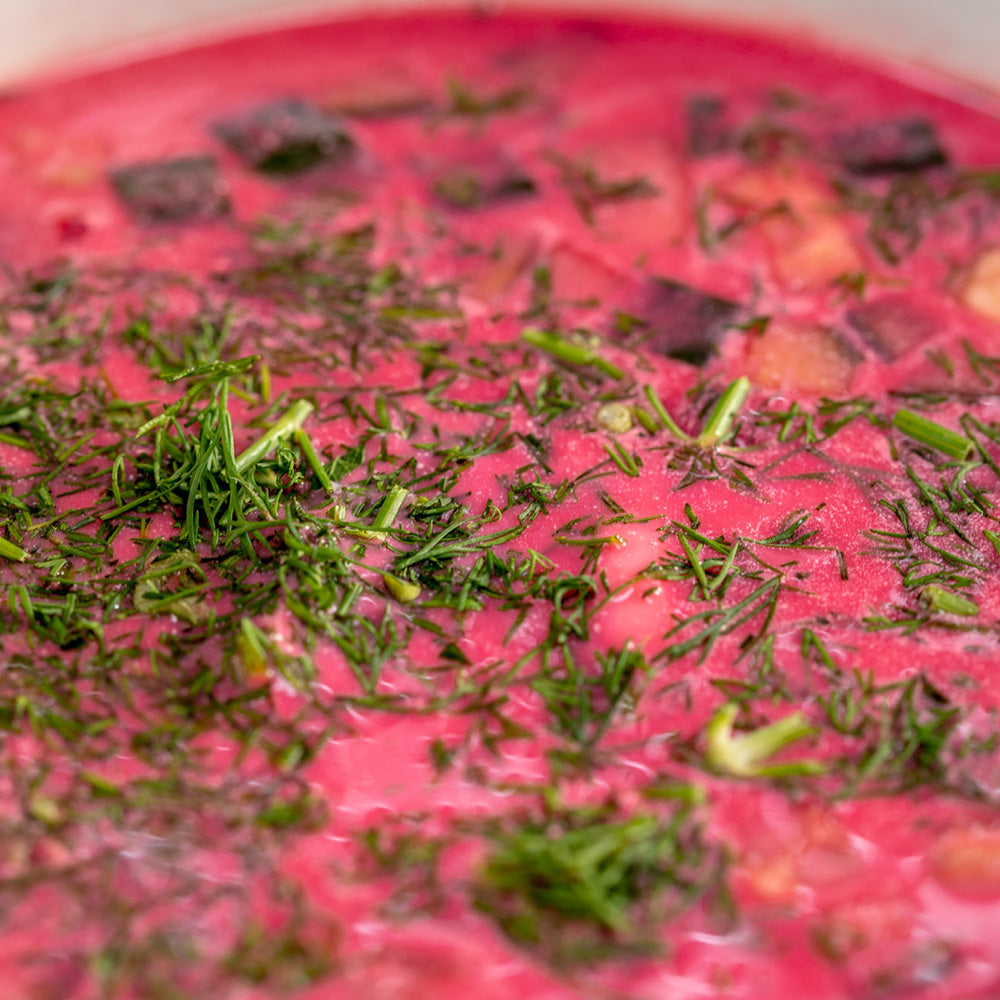 Buy cold borscht at Veselka