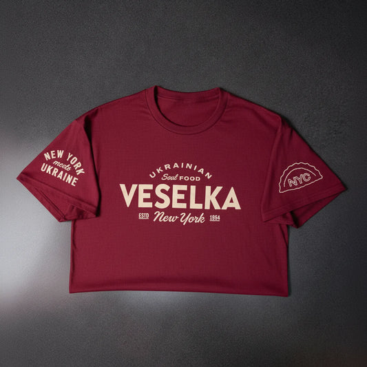 Veselka Burgundy T-Shirt