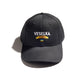 Black baseball cap with Veselka logo and small Ukrainian flag 