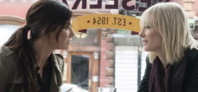 Sandra Bullock Oceans 8 Veselka scene filmed in the Veselka dining room