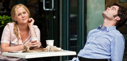 Amy schumer being filmed at Veselka's outdoor dining for a movie or show