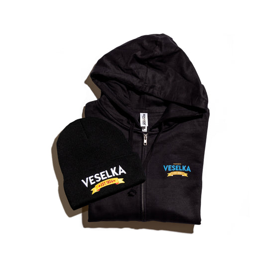 Bundle Up with Veselka bundle, beanie and hoodie 