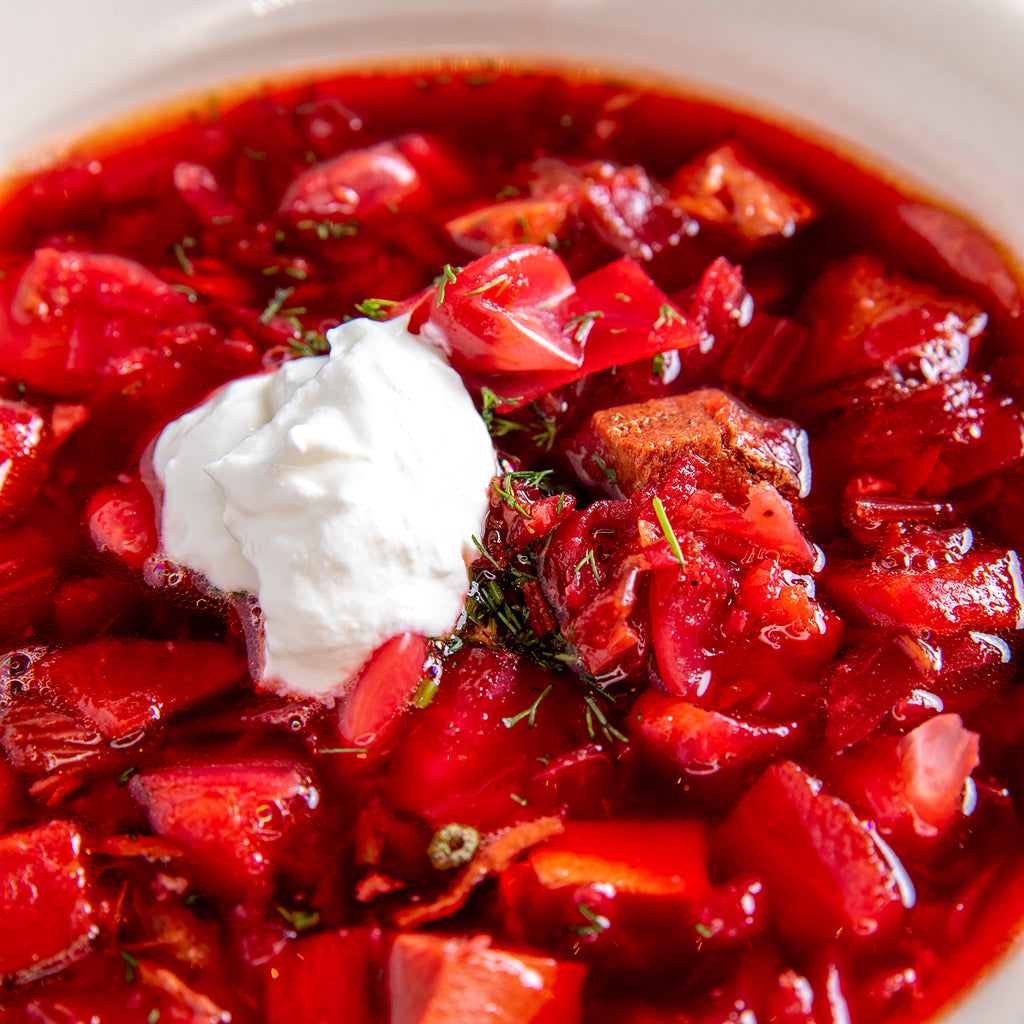 The Essential Ukrainian Dinner - Vegetarian Borscht 