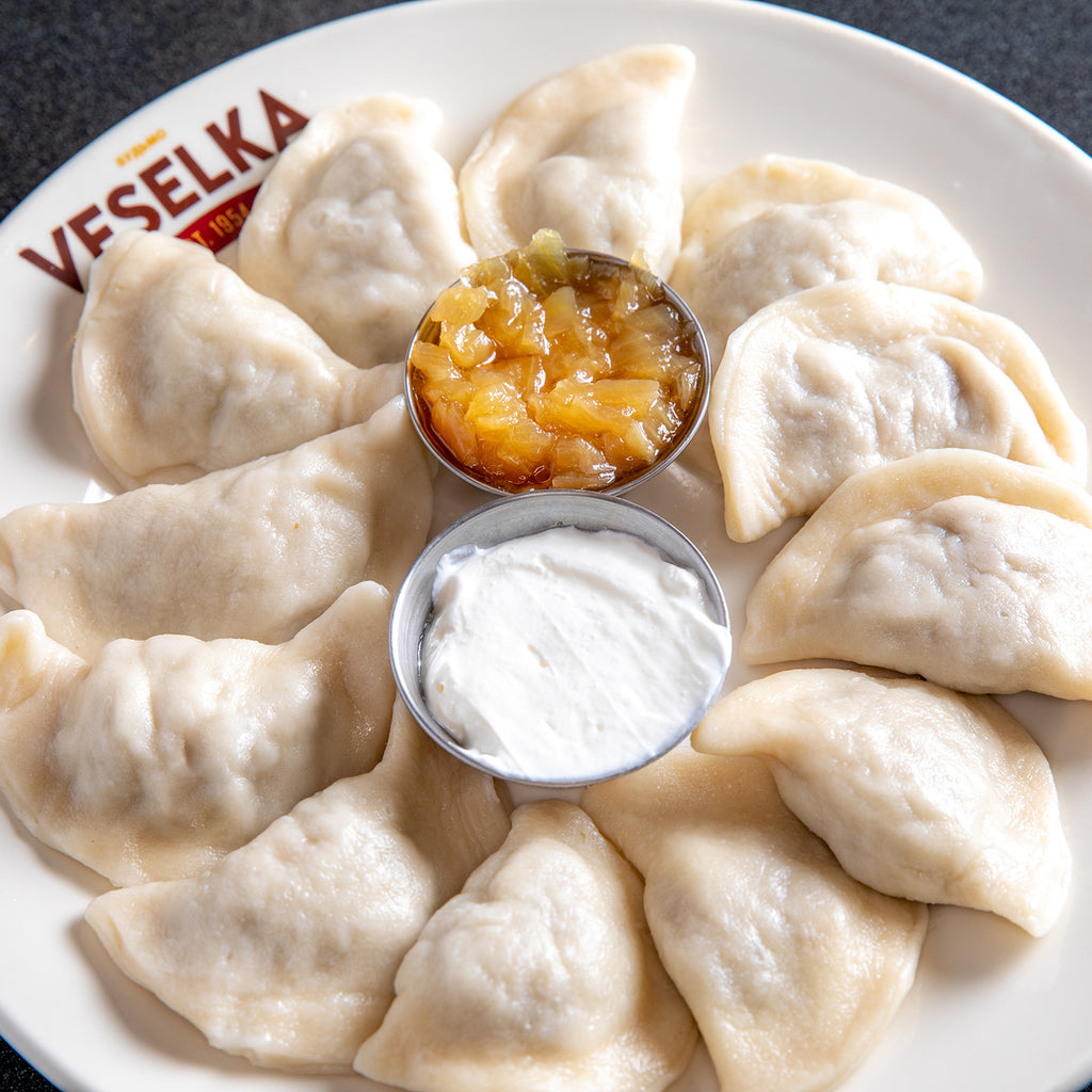 Sauerkraut & Mushroom Pierogi