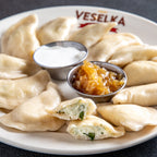 Arugula and Goat Cheese Pierogi Veselka 2
